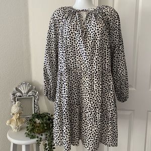 H&M: puff sleeve floral dress